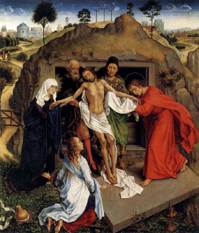 Roger Van Der Weyden The Beweinung Sweden oil painting art